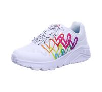 Skechers Schnürhalbschuh Uno Lite-LOVE BRIGHTS für Kinder, weiß, Größe 28 EU