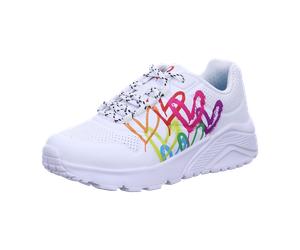 Skechers Schnürhalbschuh Uno Lite-LOVE BRIGHTS für Kinder, weiß, Größe 30 EU