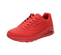 Skechers Schnürhalbschuh Uno-STAND ON AIR für Damen, rot, Größe 45 EU