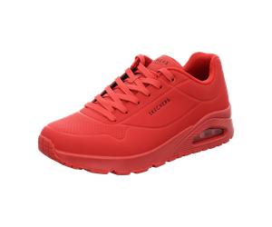 Skechers Schnürhalbschuh Uno-STAND ON AIR für Herren, rot, Größe 44 EU
