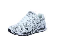 Skechers Herren Vexx: UNO-Process Sketch Sneaker, Weiß/Schwarz, 41 EU