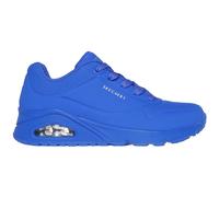 Skechers - Schnürschuhe Profilsohle flach Blau - Gr. - 36