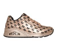Skechers - Schnürschuhe Profilsohle flach Gold - Gr. - 37