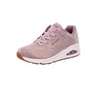 Skechers - Schnürschuhe Profilsohle flach Gold - Gr. - 40