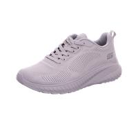 Skechers - Schnürschuhe Profilsohle flach grau - Gr. - 39