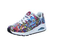 Skechers - Schnürschuhe Profilsohle flach mehrfarbig - Gr. - 37