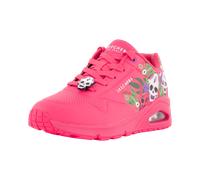 Skechers - Schnürschuhe Profilsohle flach pink - Gr. - 40
