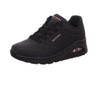 Skechers - Schnürschuhe Profilsohle flach schwarz - Gr. - 41