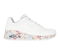Skechers - Schnürschuhe Profilsohle flach Weiß - Gr. - 36