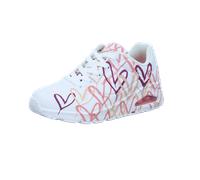 Skechers - Schnürschuhe Profilsohle flach weiß - Gr. - 37