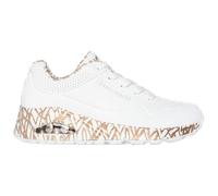 Skechers - Schnürschuhe Profilsohle flach Weiß - Gr. - 40