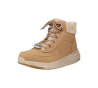 Skechers - Schnürstiefel flach gefüttert braun - Gr. - 40