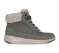 Skechers - Schnürstiefel flach gefüttert Grün - Gr. - 41