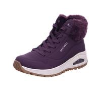 Skechers - Schnürstiefel flach gefüttert Rot - Gr. - 37