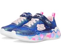 Skechers Sneaker Eternal Heart Lights Mädchen Blinklicht Klettverschluss Glitzer Navy/Multi Größe 32