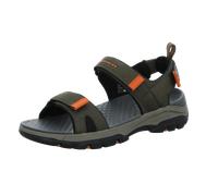 Skechers Tresmen Herren Sandalen, Olive Mesh Synthetic, 45 EU