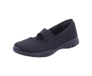 Skechers SEAGER - CASUAL PARTY für Damen, schwarz, Größe 37 ½ EU