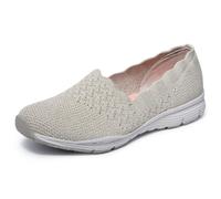 Skechers Seager - Stat Damen Sandalen | Modern Comfort Lässig, luftgekühlter Memory-Schaum, Stretch-Passform, maschinenwaschbar, vegan
