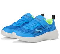 Sneaker SKECHERS "SELECTORS", Kinder, Gr. 35, blau, Textil, Synthetik, sportlich, Schuhe, Freizeitschuh mit Klettverschluss, Größenschablone zum Download (22271512-35) blau