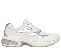 Skechers Shadow - Shiny Wave Sneaker in Weiss/Silber, Größe 38