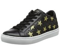 Skechers Side Street, Damen Sneaker, Schwarz (Black/Gold), 36 EU