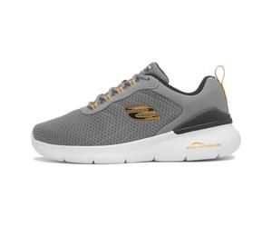 Skechers Skech-AIR Dynamight 2.0 Herren-Sneaker, Anthrazitgelb, 44 EU