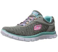 Skechers Skech Appeal Eye Catcher, Mädchen Sneakers, Grau (GYAQ), 28 EU
