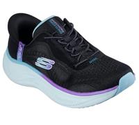 Skechers Skech Cloud Perfectly Plush-Sneaker für Damen, Schwarzes Mesh-Synthetik-Multi-Besatz, 39 EU