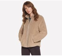 Skechers Skech-Sherpa Jackett in Grau/Braun, Größe Klein