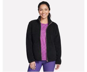 Skechers Skech-Sherpa Jackett in Schwarz, Größe Groß