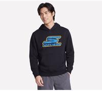 Skechers SKECH-SWEATS Nitro Kapuzenpullover in Schwarz, Größe Medium