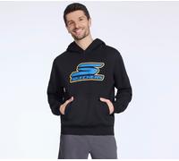 Skechers SKECH-SWEATS Nitro Kapuzenpullover in Schwarz, Größe XL
