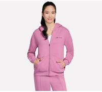 Skechers SKECH SWEATS Signature Full Zip Kapuzenpullover in Rose, Größe Klein
