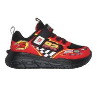Skechers Skech Tracks Sneaker, Black Synthetic/Textile/Red Trim, 21 EU