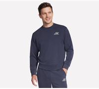 Skechers SKECHCLOUD Elevate Crew in Grau/Blau, Größe Medium