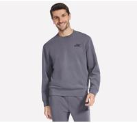 Skechers SKECHCLOUD Elevate Crew Top in Schwarz/Grau, Größe Groß