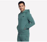 Skechers SKECHCLOUD Elevate Kapuzenpullover in Grau/Grün, Größe Medium