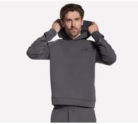 Skechers SKECHCLOUD Elevate Kapuzenpullover in Schwarz/Grau, Größe 2XL