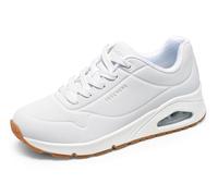 Skechers Uno - Stand on Air Sneaker in Weiss, Größe 39.5 Wide