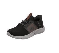 Skechers Herren Slipper Slip-Ins Ingram Brackett 210609-BGKY Schwarz Größe 42