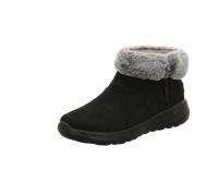 Skechers Damen On-the-go Joy Stiefelette, Schwarz/Graues Wildleder, 35 EU