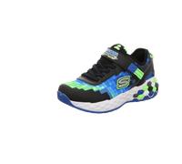 Skechers MEGA-Craft 2.0 Platform, Black & Blue Textile/Synthetic/Lime Trim, 29 EU