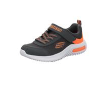 Skechers Jungen-Sneaker-Slipper-Klettschuh BOUNDER TECH Grau-Orange grau30
