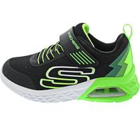 Skechers Skechers Boys, Sneaker, Black Textile/Synthetic/Lime Trim,