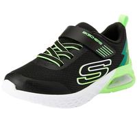Skechers Slip-On Sneaker MICROSPEC MAX II mit Klettverschluss Schwarz/Limette Gr. 34