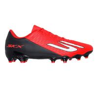 Skechers Herren Skx_2 Club Mg Mens Soccer Cleats - Lightweight Athletic Running Boots for Men, Red Synthetic/Black Trim, 39 EU