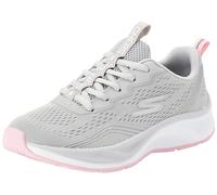 Skechers Skechers Girls, Sneaker, Grey Mesh/Pink Trim,