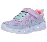 Skechers Girls Sneaker, Lavender Sparkle Mesh/Multi Trim, 43 EU