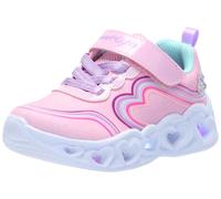 Skechers Girls Sneaker, Light Pink Sparkle Mesh/Multi Trim, 36.5 EU