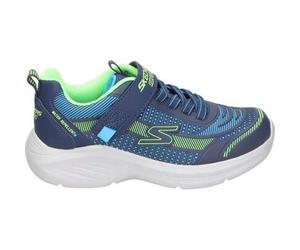 SKECHERS | Skechers Hyper-Blitz Hydro-Tronix Jungen-Sneaker - Marineblauer sportlicher Schuh mit Details - Schnürung, Klettverschluss - Maximaler Halt